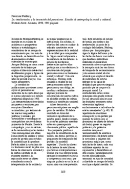 Federico Neiburg, Los intelectuales y la invención del peronismo. Estudio  de antropología social y cultural, Buenos Aires, Alianza, 1998, 290 páginas.